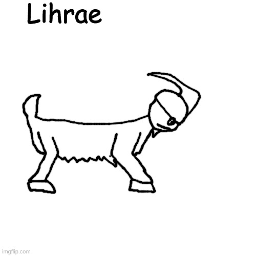 Alien Goat | Lihrae | made w/ Imgflip meme maker