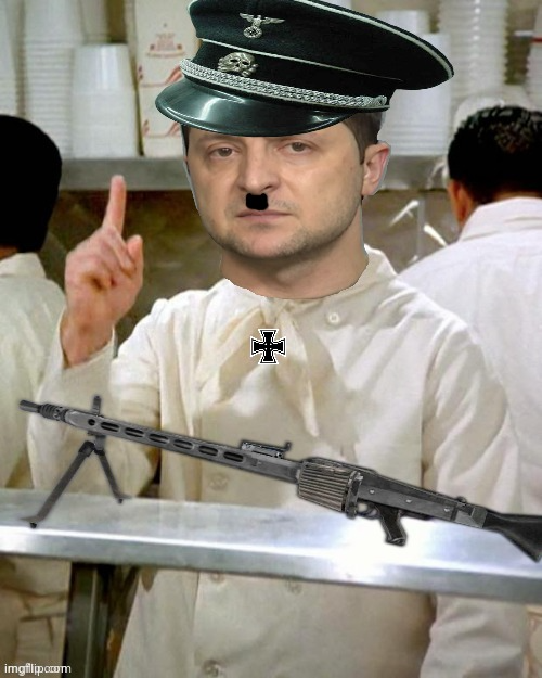 High Quality Zelensky nazi no soup for you Blank Meme Template