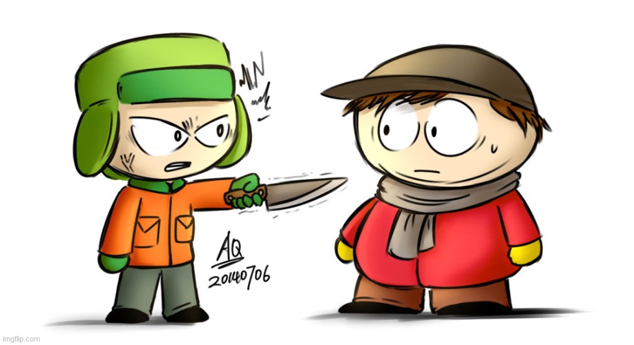 Kyle? (Art by aq1218) | made w/ Imgflip meme maker