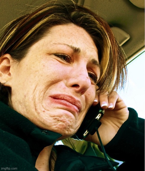 Crying on Phone | image tagged in crying on phone | made w/ Imgflip meme maker