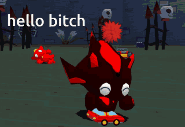 High Quality chao hello bitch 2 Blank Meme Template