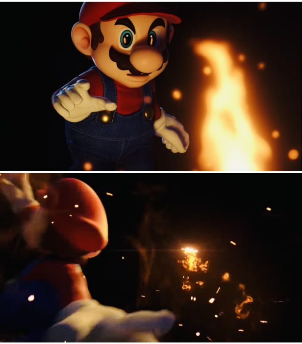 High Quality Mario Throwing Fire Blank Meme Template