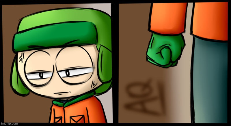 Angry Kyle (Art by aq1218) - Imgflip