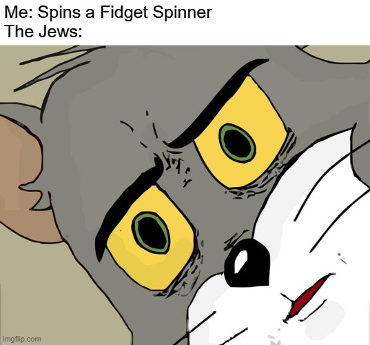 Oh wait, I forgot those things are dead lol. | Me: Spins a Fidget Spinner
The Jews: | image tagged in memes,unsettled tom,i did nazi that coming,current objective survive,funny,oh wow are you actually reading these tags | made w/ Imgflip meme maker