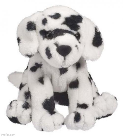 Plush Dalmation Front | image tagged in plush dalmation front | made w/ Imgflip meme maker