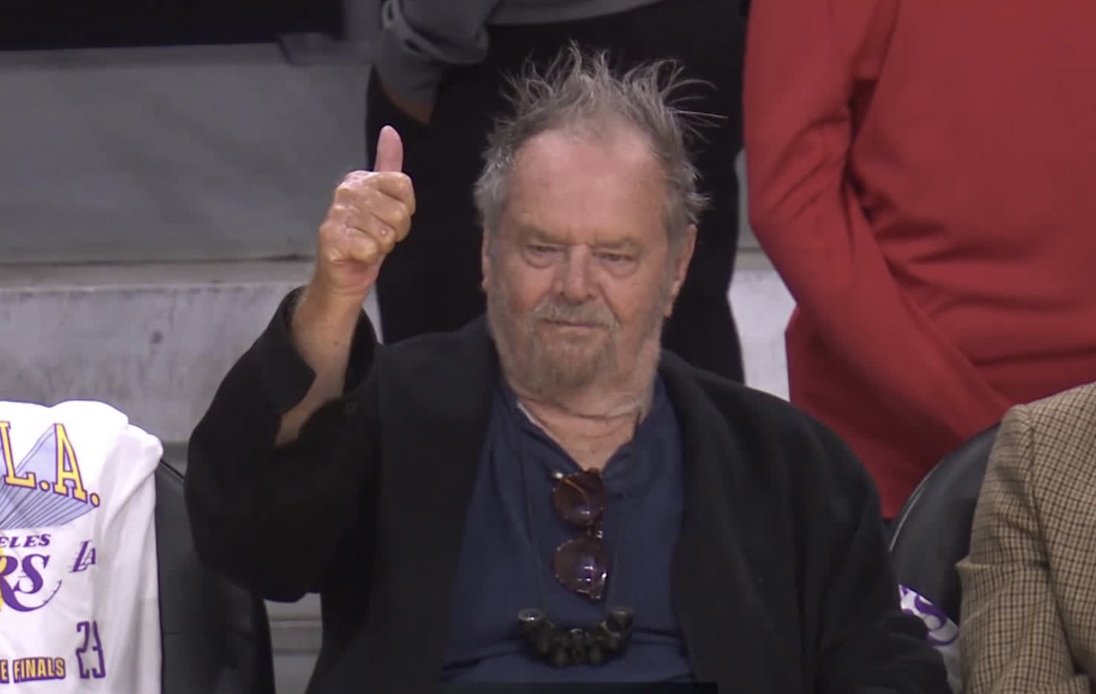 High Quality Jack Nicholson Thumb Blank Meme Template