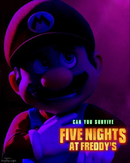 Plumbers Can't Fight Evil Animatronics | image tagged in funny,memes,mario,fnaf | made w/ Imgflip meme maker