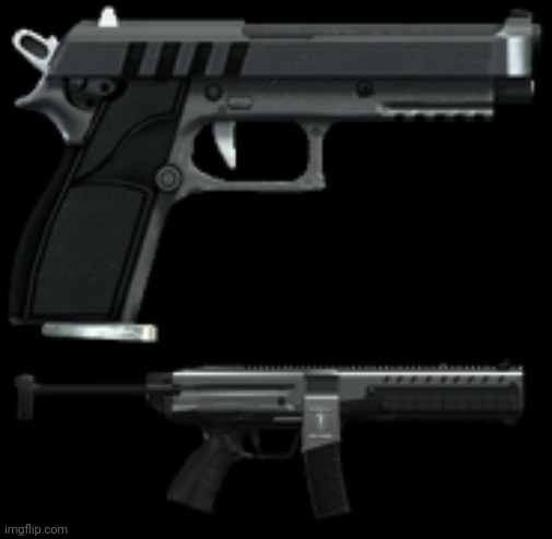 image tagged in gta v pistol,combat pdw | made w/ Imgflip meme maker