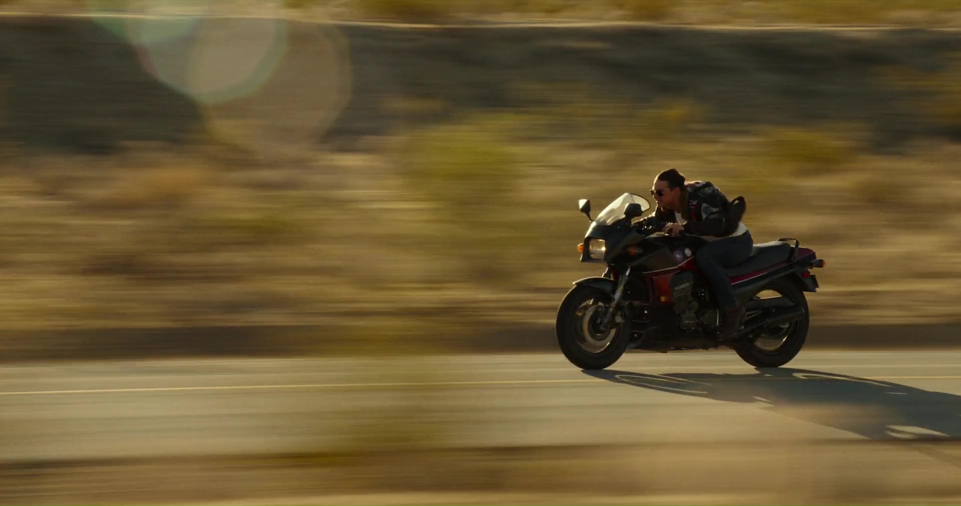 High Quality Tom Cruise Top Gun Maverick Drive MotorCycle Bike Need For Speed Blank Meme Template