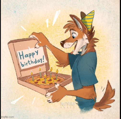 Its my birthday today!! :D I can get my drivers permit >:D (art by FurryHeavenUnlimited) | image tagged in furry,the furry fandom,art,happy birthday,birthday | made w/ Imgflip meme maker