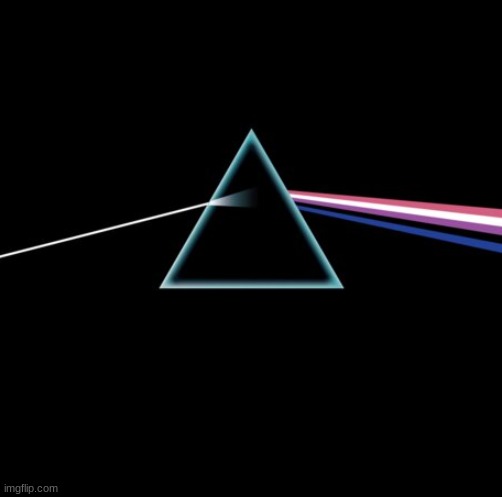 Pink Floyd's DSOTM, but GENDERFLUID | image tagged in genderfluid,pink floyd | made w/ Imgflip meme maker