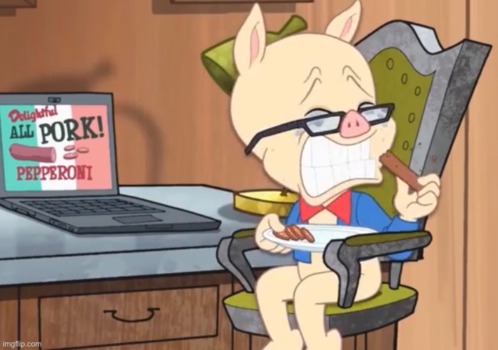 Bro needs help | image tagged in porky pig,do you need help | made w/ Imgflip meme maker