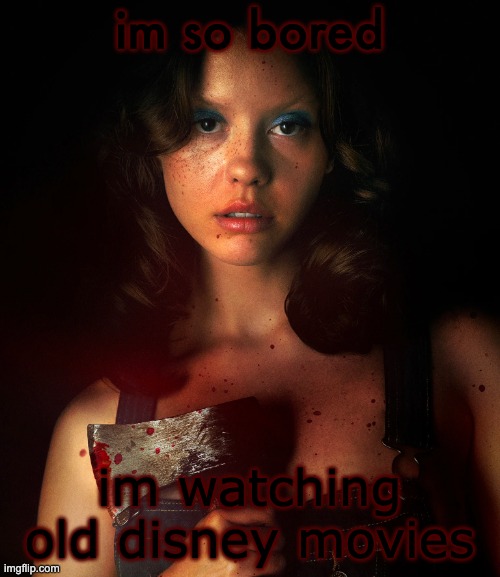 camp rock is such a fever dream | im so bored; im watching old disney movies | image tagged in mia goth as maxine minx in x | made w/ Imgflip meme maker