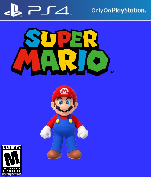 it's a me super mario on the ps4