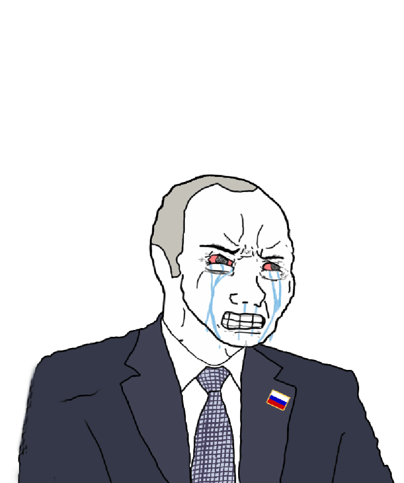 High Quality Putin Wojack Blank Meme Template