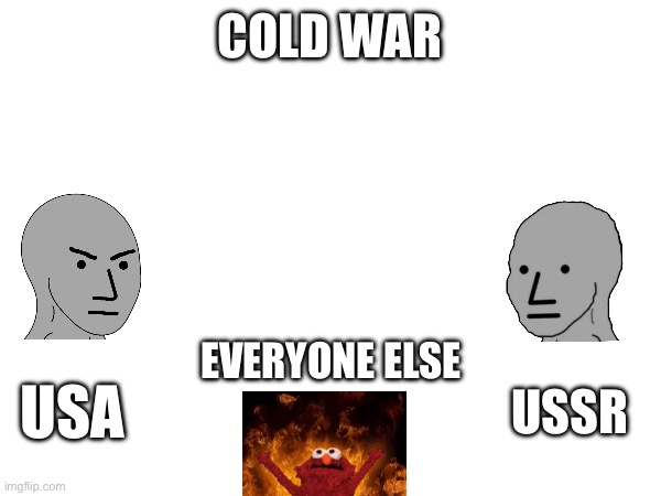 COLD WAR USSR USA EVERYONE ELSE | made w/ Imgflip meme maker