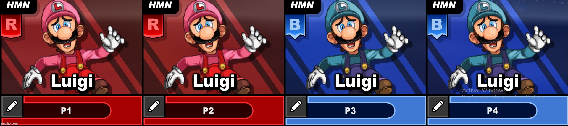 4 Luigis | made w/ Imgflip meme maker