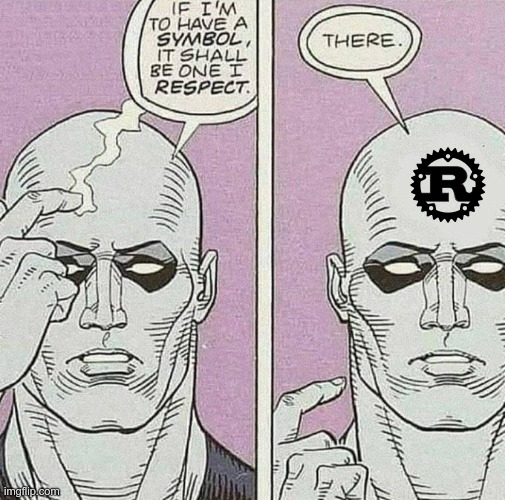 Symbol that I respect | image tagged in programming,watchmen | made w/ Imgflip meme maker