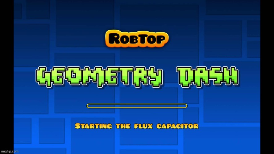 oh no | image tagged in starting the flux capacitor geometry dash | made w/ Imgflip meme maker