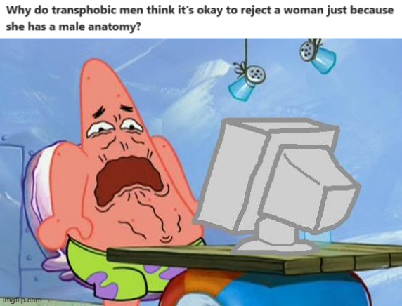 people like this disgust me | image tagged in patrick star internet disgust | made w/ Imgflip meme maker
