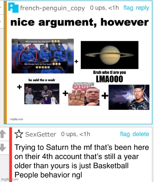 He really commented that thinking “that’ll get him for sure” | made w/ Imgflip meme maker