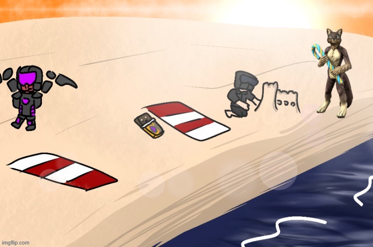 Summer Candystripe is now a transparent template | made w/ Imgflip meme maker