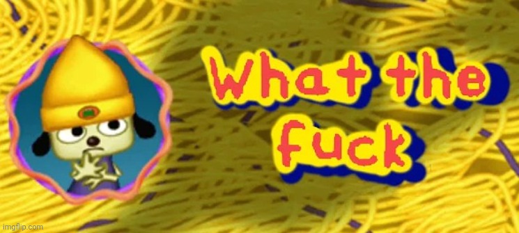 Parappa: What the fuck | image tagged in parappa what the fuck | made w/ Imgflip meme maker