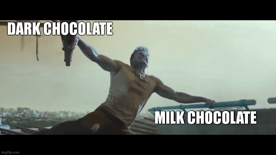 the hardest choice require the strongest will | DARK CHOCOLATE; MILK CHOCOLATE | image tagged in undecided captain america,the hardest choices require the strongest wills,chocolate,relatable,so true,funny | made w/ Imgflip meme maker
