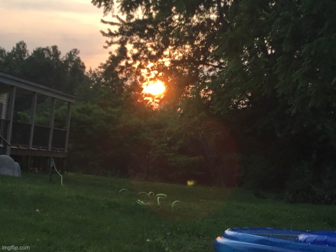 Sunset at a friends house | made w/ Imgflip meme maker