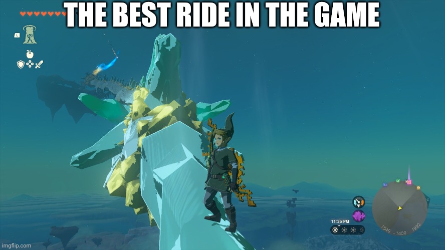 YOU CAN REALLY GET AROUND ON THE DRAGONS | THE BEST RIDE IN THE GAME | image tagged in the legend of zelda,the legend of zelda breath of the wild,tears of the kingdom,dragons | made w/ Imgflip meme maker
