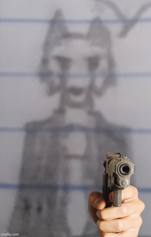 My drawing but i modified with a gun | image tagged in gun,low quality,drawings | made w/ Imgflip meme maker