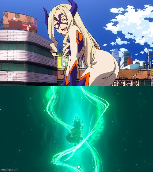 Ascend Link | image tagged in funny,my hero academia,zelda,tears of the kingdom,ascend | made w/ Imgflip meme maker