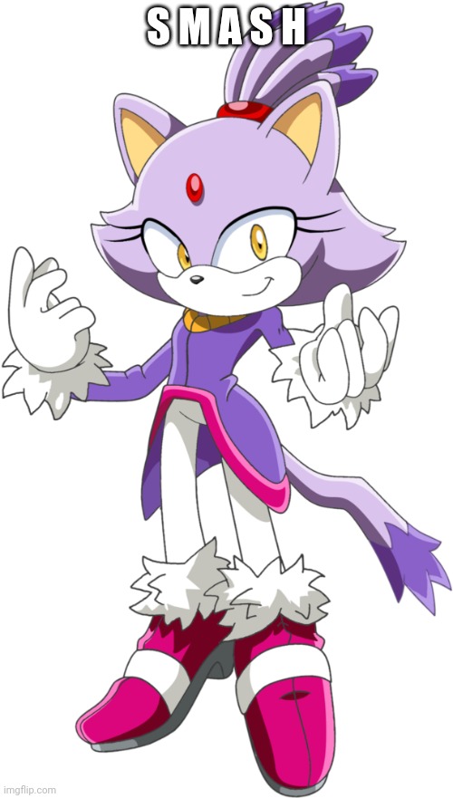 Blaze the cat | S M A S H | image tagged in blaze the cat | made w/ Imgflip meme maker