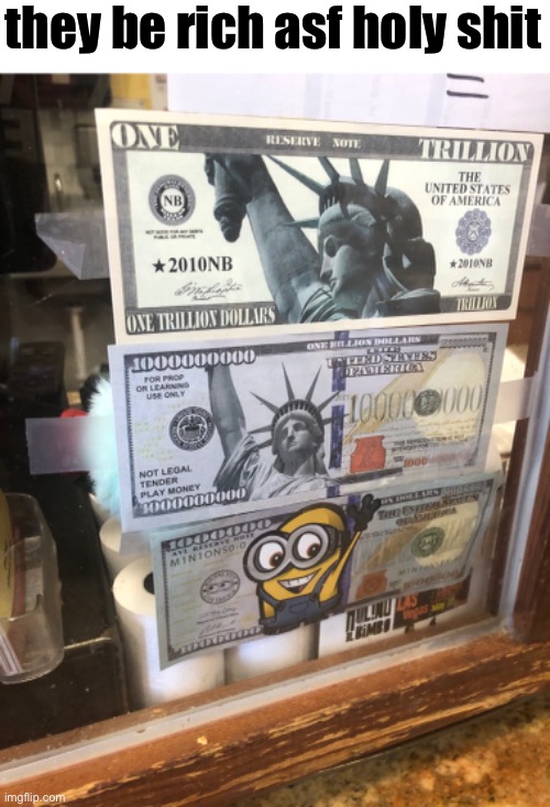 they be rich asf holy shit | made w/ Imgflip meme maker