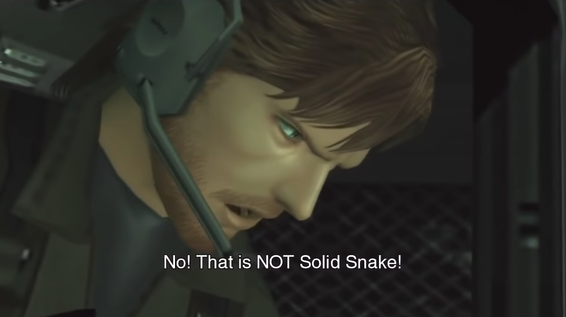 High Quality No, that is NOT Solid Snake! Blank Meme Template