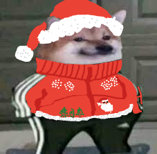 The chistmas doge Blank Meme Template