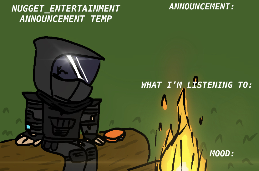 Nugget_Entertainment Announcement Blank Meme Template