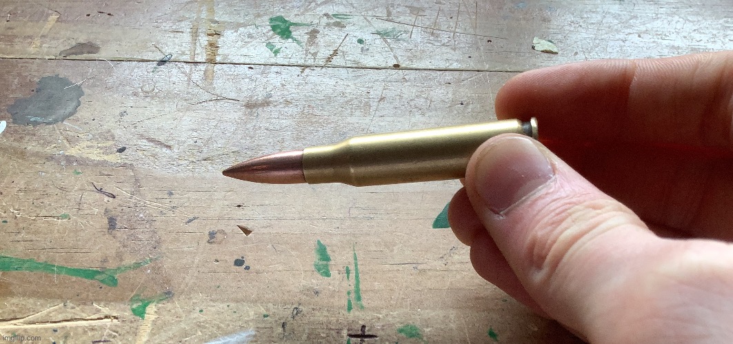 7.62 Bullet (hand reveal)!?.!?.!1!a,1!? | made w/ Imgflip meme maker