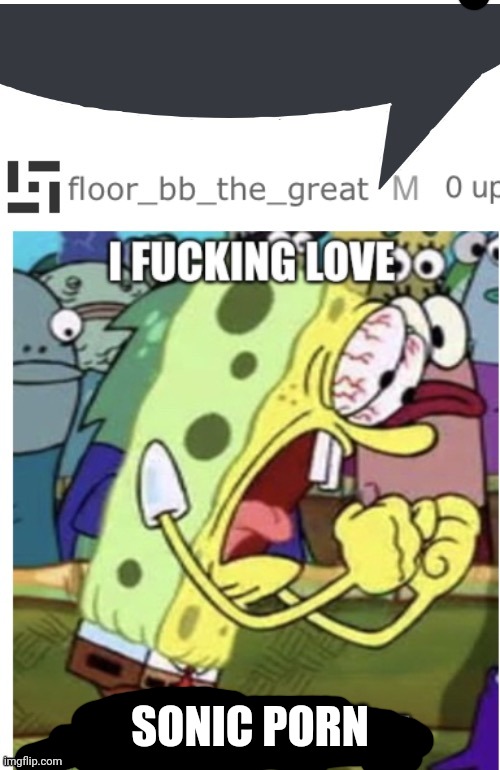I love Octonauts r34 | SONIC PORN | image tagged in i love octonauts r34 | made w/ Imgflip meme maker