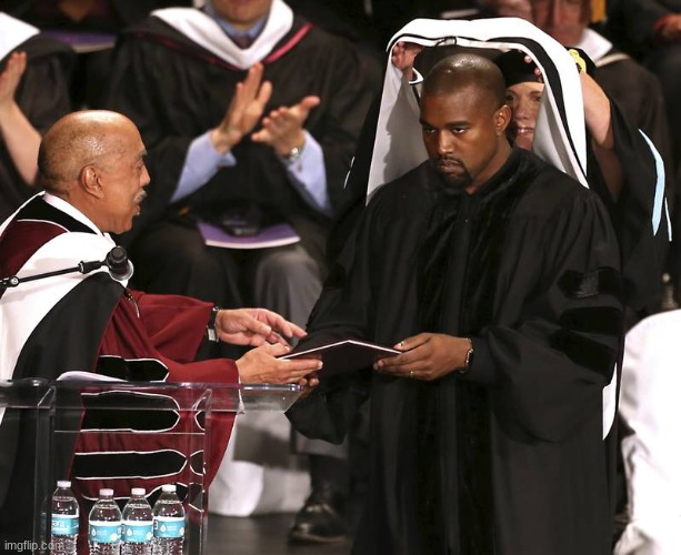 Kanye loses degree | image tagged in kanye loses degree | made w/ Imgflip meme maker