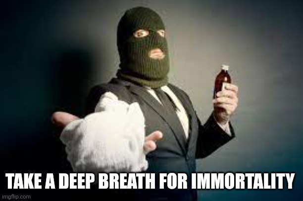 Does this cloth smell like Chloroform? | TAKE A DEEP BREATH FOR IMMORTALITY | image tagged in does this cloth smell like chloroform | made w/ Imgflip meme maker