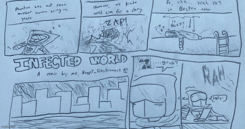 Our first look at the Infected World AU. (check the comments) | made w/ Imgflip meme maker