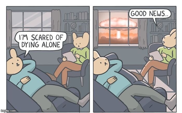 Won't Go Alone | image tagged in comics | made w/ Imgflip meme maker