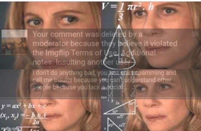 I somehow got an 8 hour ban for this.... And it wasn't even that bad, but ok then :/ (my first ban too) | made w/ Imgflip meme maker