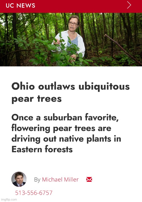 Can’t even have pear trees in Ohio | made w/ Imgflip meme maker