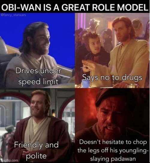 Can't come up with a title | image tagged in star wars,obi wan kenobi | made w/ Imgflip meme maker