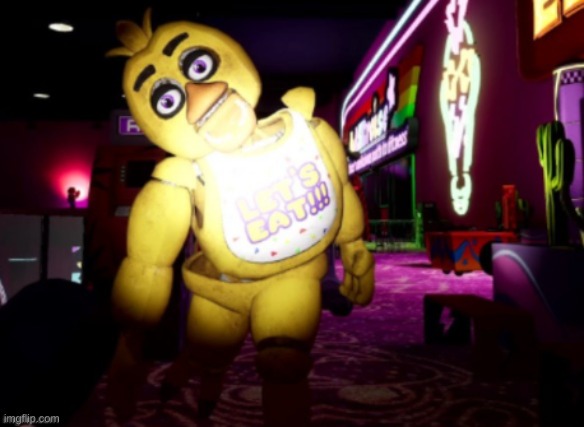 @chica_the_pizza_chicken | image tagged in chica,fnaf | made w/ Imgflip meme maker
