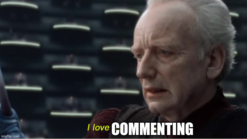 I love democracy | COMMENTING | image tagged in i love democracy | made w/ Imgflip meme maker