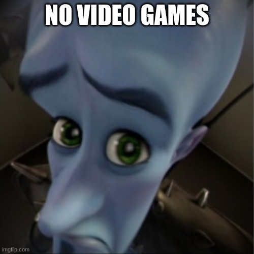 no gaming | NO VIDEO GAMES | image tagged in no bitches,gamingf edition | made w/ Imgflip meme maker