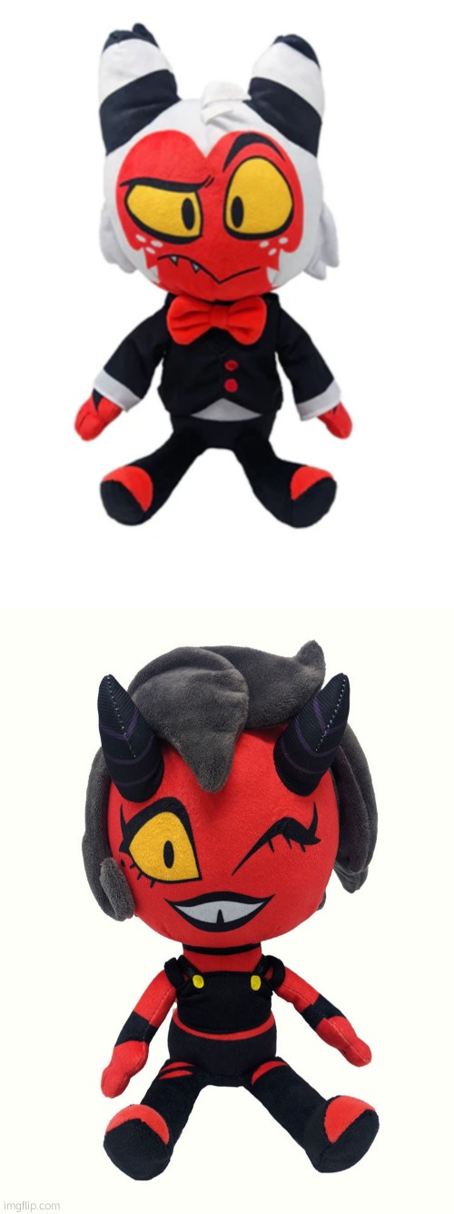 image tagged in plush moxxie,plush millie | made w/ Imgflip meme maker